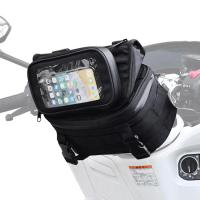 Handlebar Tool Bag Waterproof Touch Screen Motorcycle Pouch Storage Bag Universal Mobile Phone Pouch Front Fork Bag with Headphone Hole for Motorbike Motorcycle Dirt Bike reliable