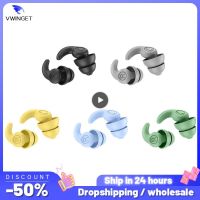 2023 Noise-reducing Earplugs Silicone Soundproof Anti-noise Mute Sleep Student Dormitory Swimming Nasal Clip Waterproof Earplugs