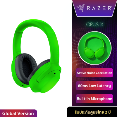 Razer Opus X - หูฟังเกมมิ่ง Bluetooth 5.0 ดีเลย์น้อย 60MS (รับประกันสินค้า2ปี)