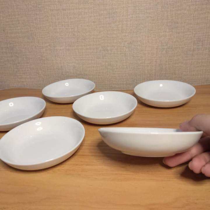 Set for 6 Pieces Soy Dish / Porcelain / Microwavable Lazada PH