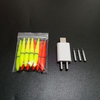 10pcs/lot LED Lightstick Luminous Stick Rechargeable CR425 battery Charger Light Sticks Night Fishing Float Accessory A565