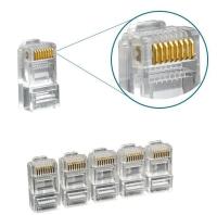 Tenda RJ45 หัวแลนตัวผู้ รุ่น RJ45 ถุง100ตัว .