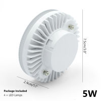 4pcs LED Bulb Light Downlight Led lamp 7W 9W 12W 15W 18W GX53 Lights Super Bright bulb AC 85-265V Ceiling Down Led Spotlight