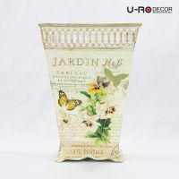 U-RO DECOR รุ่นJARDIN-L กระถางดอกไม้ ขนาด W19 x D19 x H25 CM.