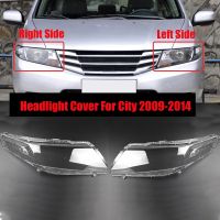 for Honda City 2009-2014 Car Headlight Cover head light lamp Transparent Lampshade Shell Lens Glass