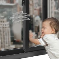 ✴✤❦ 5Pcs Child Safety Window Lock Home Baby Security Protection For Prevent Open Window Self-adhesive Butterfly Sliding Sash Stopper