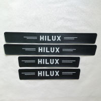 สติกเกอร์หนังกันน้ำสำหรับ HILUX,คาร์บอนไฟเบอร์ตัดประตูรถเกณฑ์งัวฝาครอบป้องกันสติ๊กเกอร์ D Ecals สำหรับโตโยต้าไฮลักซ์