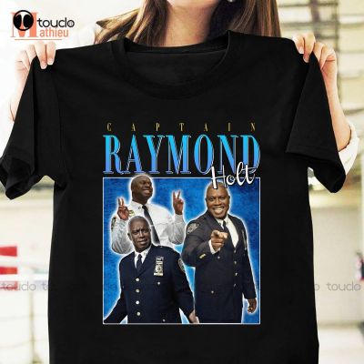Capn Raymond Holt T-Shirt Brooklyn Nine-Nine Tv Series Shirt Vintage Shirts Short Sleeve Funny Tee Shirts Xs-5Xl Printed Tee