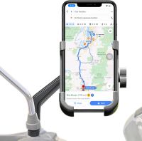 วางโทรศัพท์มอเตอร์ไซค์ Dirt Bike Phone Mount, Motorcycle Handlebar Phone Mount - OQTIQ Cell Phone Clamp, Scooter Phone Clip Compatible with iPhone 14/ iPhone 13 Pro Max, S9, S10 and More 4.7" - 6.8" Cellphone