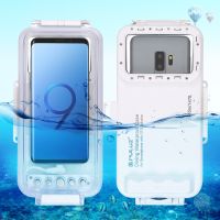 45m/147ft Waterproof Diving Case Photo Video Taking In the water Housing Cover for Galaxy/ Huawei/ Xiaomi/ Google Android Smartphones with OTG Function