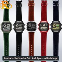 Leather Watchband for A158W A168 / F91w AE-1200WHD/A158/A159/A169/AE1200