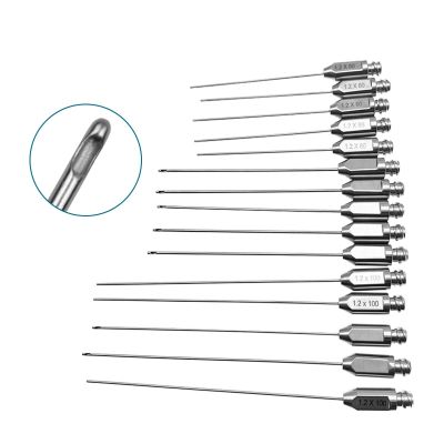 5Pcs Single Hole Liposuction Cannula Micro Cannula Fat Transfer Tools Set Liposuction Tools