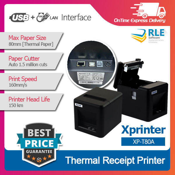 xprinter Thermal Printer 80MM USB LAN XPrinter XPT80A Lazada PH