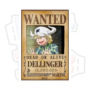 Poster truy nã Dellinger - One Piece