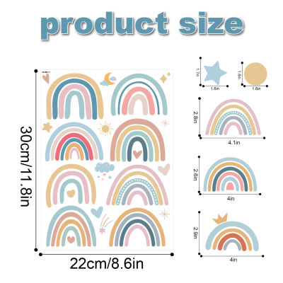 Wall Stickers For Girls Bedroom Bedroom Wall Stickers Star Wall Sticker Rainbow Wall Sticker Dot Wall Sticker