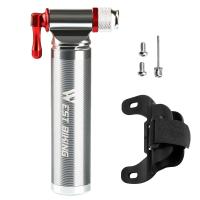 WEST BIKING Mini Bike Pump CO2 Inflator Road Mountain Bikes Bicycle Tire Pump for Presta and Schrader