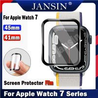 ฟิล์ม สำหรับ Apple watch 7 ฟิล์ม 41MM 45MM ใส เคสกันรอยหน้าจอสําหรับ apple watch series 7 ฟิล์มกันรอย แบบโค้ง 3 มิติ ฟิล์มติดนาฬิกา