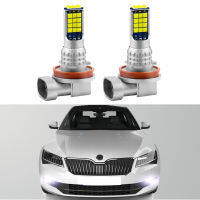 2pcs Led Car Fog Lamp For Superb 1 2 3 MK1 MK2 MK3 Sedan Estate 2009-2018 Front Fog Light Bulb Car Accessories Canbus