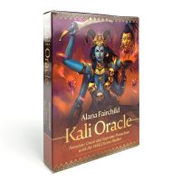 Kali Oracle การ์ดไพ่ทาโรต์เกมกระดานภาษาอังกฤษสำหรับปาร์ตี้วันหยุดครอบครัวแบบสนุกสนาน Oracle สำรับไพ่ทาโรต์การ์ด