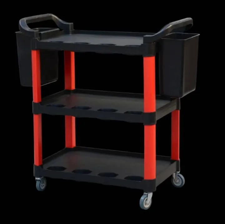 MaxFLex Multi Purpose Cart Auto Detailing with bottle Organizer 3Level