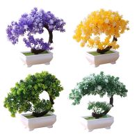 Simulation Artificial Plant Home Decor Fake Potted Bonsai Tree Desk Ornament Home Decor