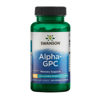 Swanson Ultra Alpha-GPC Alpha-Glyceryl Phosphoryl Choline 300 mg / 60 Veg Caps.