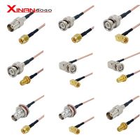 RF Coaxial SMA Male Plug to BNC Male Straight Connector Cable RG316 Cable RF Jumper Pigtail Male to Female Right Angle