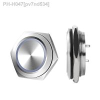 16MM Metal Button Switch 2Pin High/Flat Head Ultra-short Self-resetting Waterproof Point Protrusion