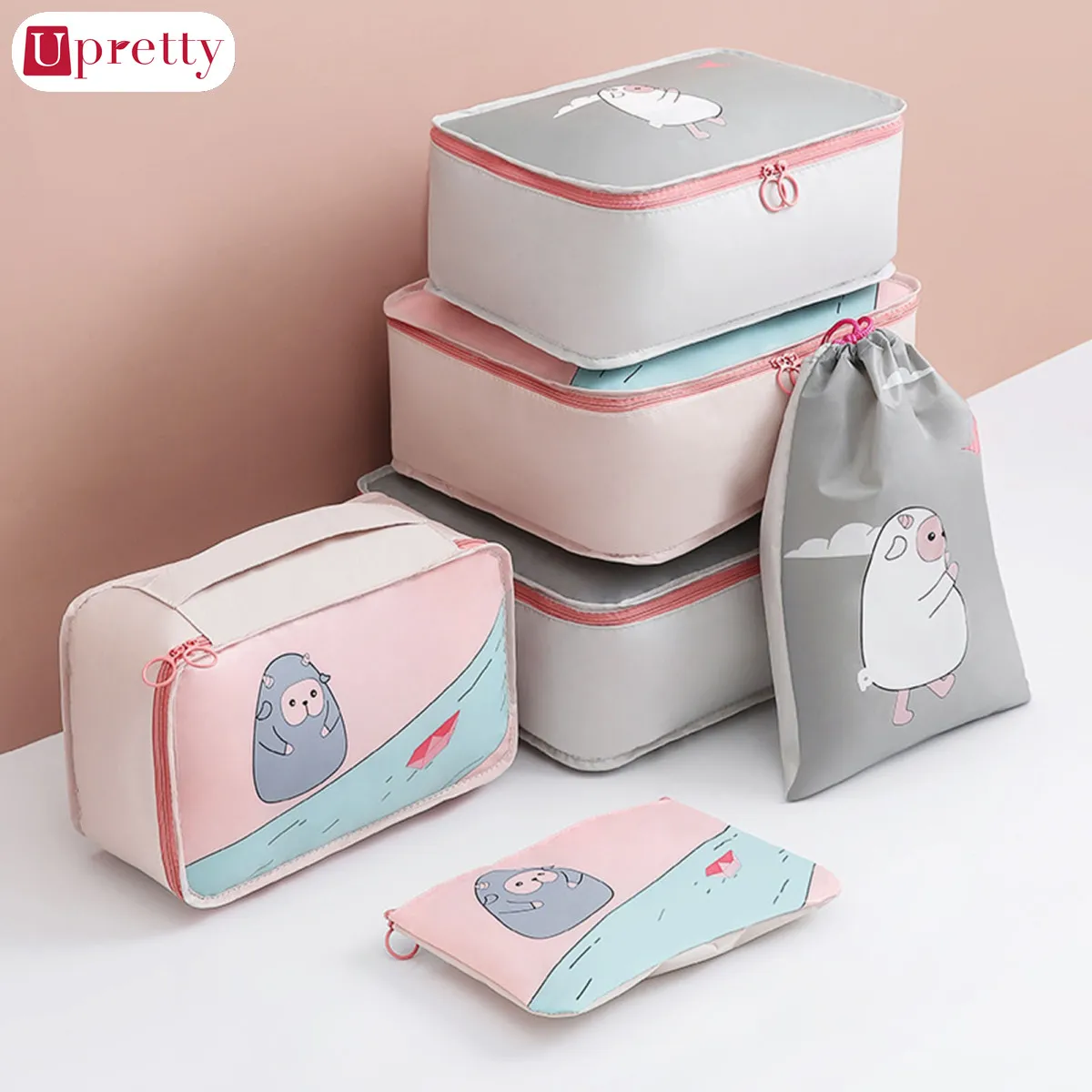 Upretty 6 Piece Set Cartoon Folding Travel Bag Multifunctional Clothing Sorting Packages Polyester Packing Organizers Durable Storage Bag | Lazada PH Upretty 6 Piece Set Cartoon Folding Travel Bag Multifunctional Clothing Sorting Packages Polyester Packing Organizers Durable Storage Bag | Lazada PH