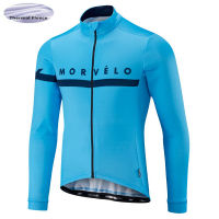 Morvelo Winter Thermal Fleece Cycling Jersey long sleeve Ropa ciclismo hombre Bicycle Wear Bike Clothing maillot Ciclismo