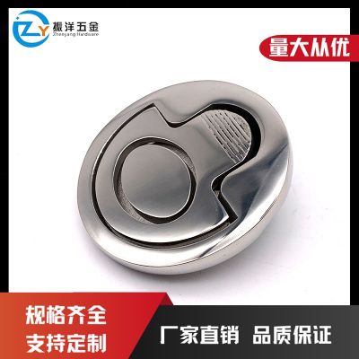 [COD] Wholesale stainless steel 316 cabin round handle floor buckle marine yacht hardware accessories concealed embedded