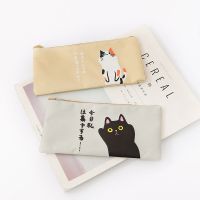 Clearance Sale High Quality Lovely Cats Pencil Case School Supplies Stationery Gift Cute Canvas Pencil Box Pencil Bag