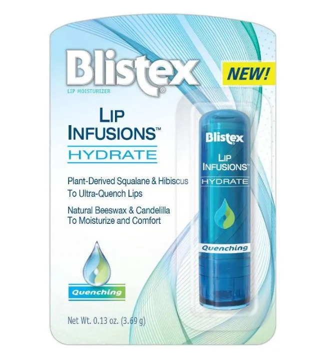 Blistex Lip Infusions Hydrate Lip Balm - 0.13oz 