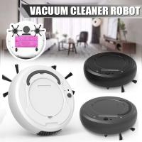 3-in-1 Auto Sweeping Robot Vacuum Cleaner USB Rechargeable Smart Floor Mop Cleaning Home Office Dry Wet Sweeping Cleaner