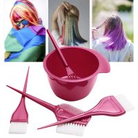 ETX5PCS Hair Dye Coloring Glitter Set Hair Dye Color Kit Hair Mixing Bowl and Brush for Salon DIY Beauty Tools Barber Supplies