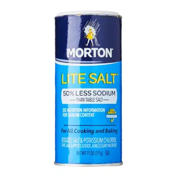 Morton Salt Lite Salt, 11 oz, 2 pk