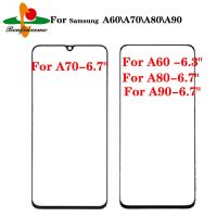 【Thriving】 for galaxy a60 a70 a80 a90 front touch screen panel lcd out glass cover lens replacement