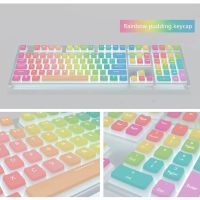 PBT Backlit ตัวครอบปุ่มคีย์บอร์ด OEM โปรไฟล์116คีย์พุดดิ้งสำหรับคีย์บอร์ดแบบกลไกสวิตช์ MX เชอร์รี่กับการป้อน ISO สำหรับการจัดวาง EU