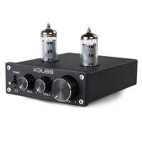 KGUSS T3 MINI Bile 6K4 Preamp Tube Amplifier Buffer HIFI Audio Preamplifier Treble Bass Adjustment Pre-amps DC12V