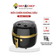 Nồi chiên không dầu CHEF&CHEF 9Lthiết kể mang kiểu dáng hiện đại