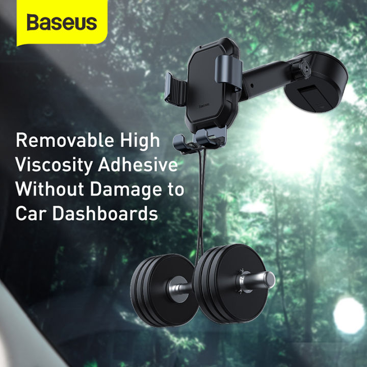 2021baseus-sucker-car-phone-holder-stand-for-iphone-xiaomi-strong-suction-cup-car-mount-holder-360-adjustable-gravity-car-holder