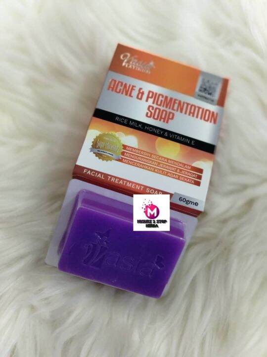 Acne & Pigmentation Soap Rice Milk, Honey & Vitamin E Lazada