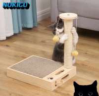 พร้อมส่ง เสาลับเล็บ พร้อม ถาดลูกฟูก ของเล่นแมว ทนทาน แข็งแรง (Cat toy Condo แมว คอนโดแมว เสาลับเล็บ เสาผนเล็บ ลูกฟูก)