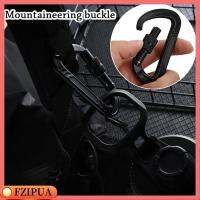 FZIPUA 8046.8มม อุปกรณ์ปีนเขา รูปร่าง D ล็อคความปลอดภัย Carabiner ปีนเขา ล็อค quickdraws หัวเข็มขัดปีนเขามืออาชีพ