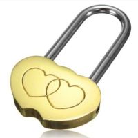 Engraved Personalised Heart Shaped Padlock Love Lock Anniversary Gift(without Key)