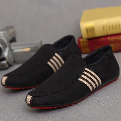 2023 Fashion Loafers Men 39 Driving Shoes Moccasins Fashion Mens Casual Shoes Flat Breathable Lazy Flats Slip-On Comfortable