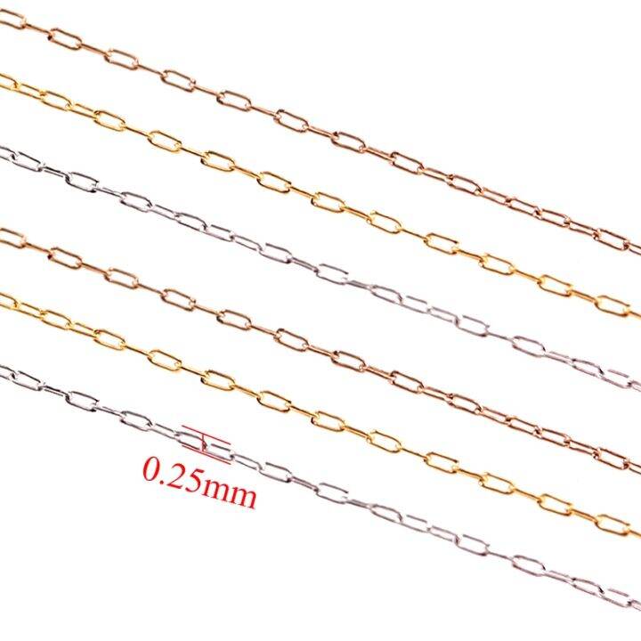 cw-2m-rose-gold-necklace-chain-0-25mm-thin-beading-cable-chains-jewelry-making-findings-supplies