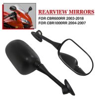 【ใหม่】กระจกมองหลังรถจักรยานยนต์สำหรับฮอนด้า CBR600RR 2003-2018 CBR1000RR 2004-2007 CBR 600 1000 RR กีฬาจักรยานกระจกมองหลังด้านข้าง