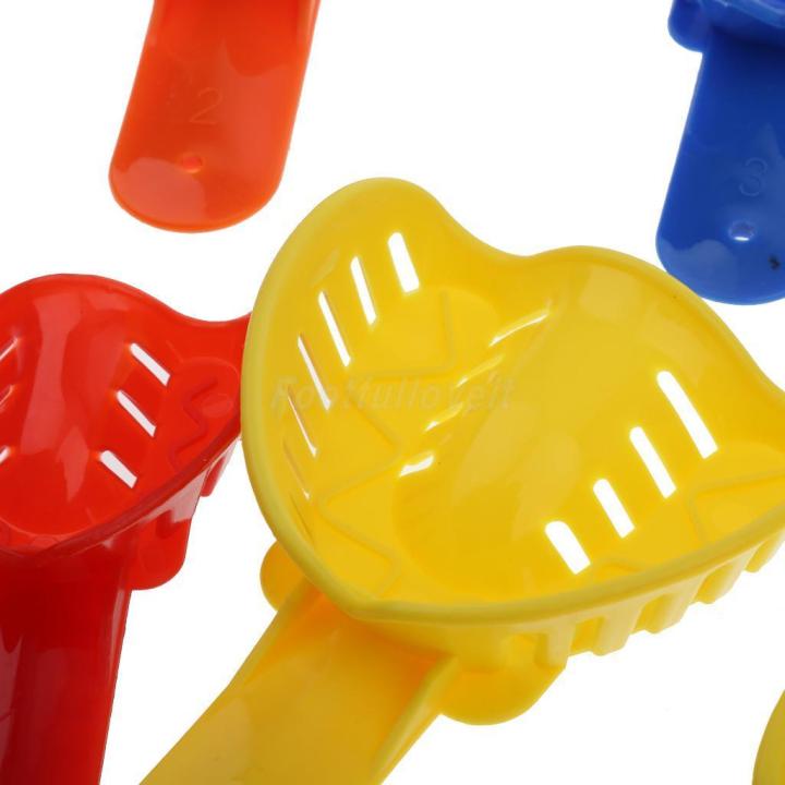ชุดถาดพลาสติกทันตกรรม12สีผลิตภัณฑ์พลาสติกสำหรับถาดพลาสติกแบบฆ่าเชื้ออุปกรณ์ทำฟันเครื่องมือทันตแพทย์