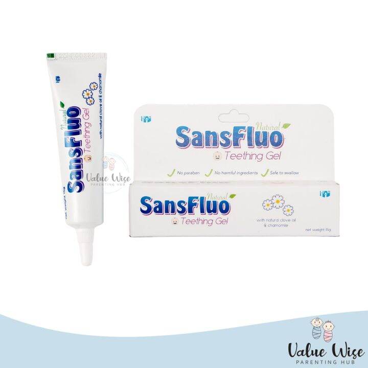 Natural Sansfluo Baby Teething Gel 15g Lazada PH